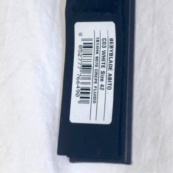 Pinko Bebyblade Ivory Crepe Dress size 42 / US 6 NWT - Picture 6 of 9